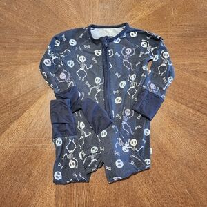 Little Sleepies Skeleton Zippy 3-6mo PLAY CONDITION